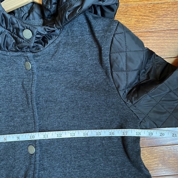 Roxy | Mystic Fall Fleece Lined Lightweight Jacket | Medium, Hood, Snaps, Zipper - Picture 8 of 12